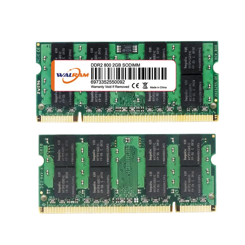 

2GB DDR2 800MHz Memory Module 200 Pin Laptop Notebook RAM Storage Board Compatible Desktop Memory DDR 2 Motherboard Ram