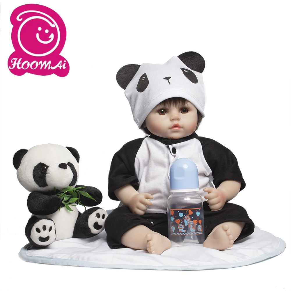 

Hoomai Bebe Reborn 48cm Boneca Reborn Silicone Baby Dolls Com Corpo De Silicone Menina Baby Dolls Kids Birthday Christmas Gift