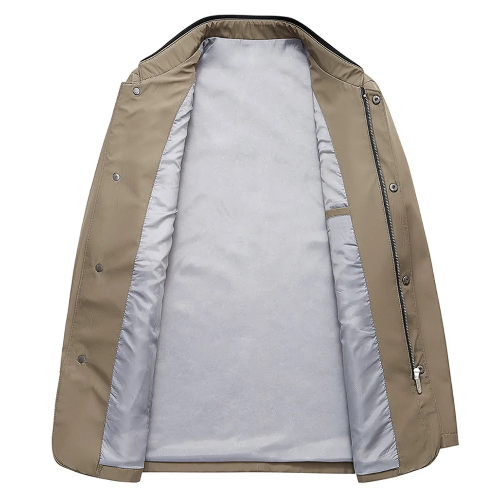 SAGACE Классическая модная мужская Повседневная Новая трендовая куртка с длинными