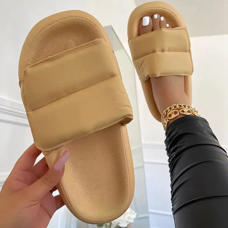 

Women Slippers Casual Summer Shoes Woman Flats Heel Sandals Platform Sandalias Mujer Open Toe Foot Correction Slippers 2021
