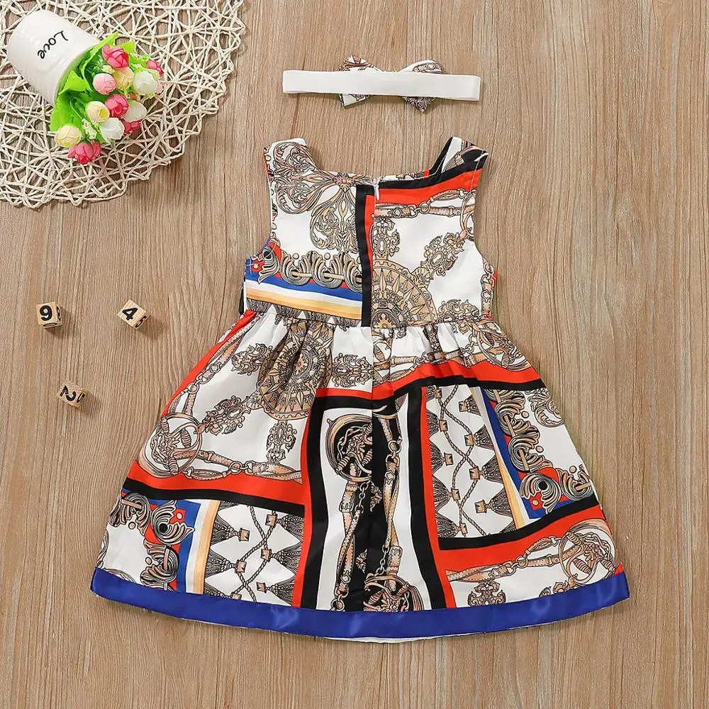 Детская Милая модная одежда в западном стиле с бантом для девочек вечерние