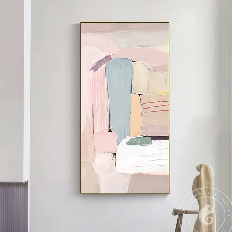 Abstract Morandi Colors Overlaps Canvas Painting Fashion Decorative Posters and Prints Wall Pictures for Living Room Home Decor | Дом и сад