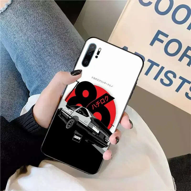 

Japan Anime Initial D Car taillight AE86 Phone Case For Huawei honor Mate P 9 10 20 30 40 Pro 10i 7 8 a x Lite nova 5t