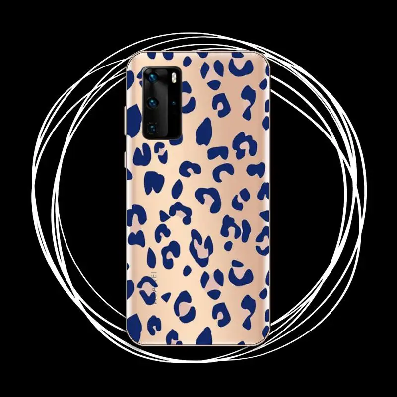 

Leopard Print sexy pattern Phone Case Transparent for Huawei P honor 8 10i 20 30 40 smart 2019