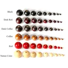 Бусины деревянные круглые, 468101214161820 мм, 8-500 шт.пакет, Изготовление поделок своими руками