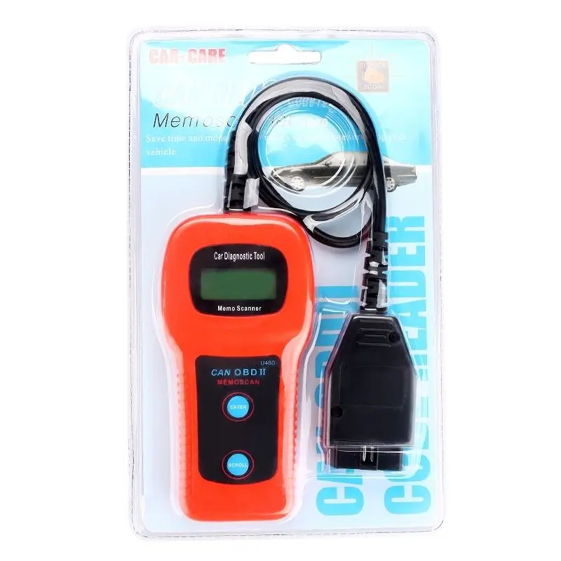 

Durable U480 OBDII Car Fault Diagnostic Scanner Tester Tool MIL Check Engine light Status OBD2 Scanner Engine Fault Code Reader