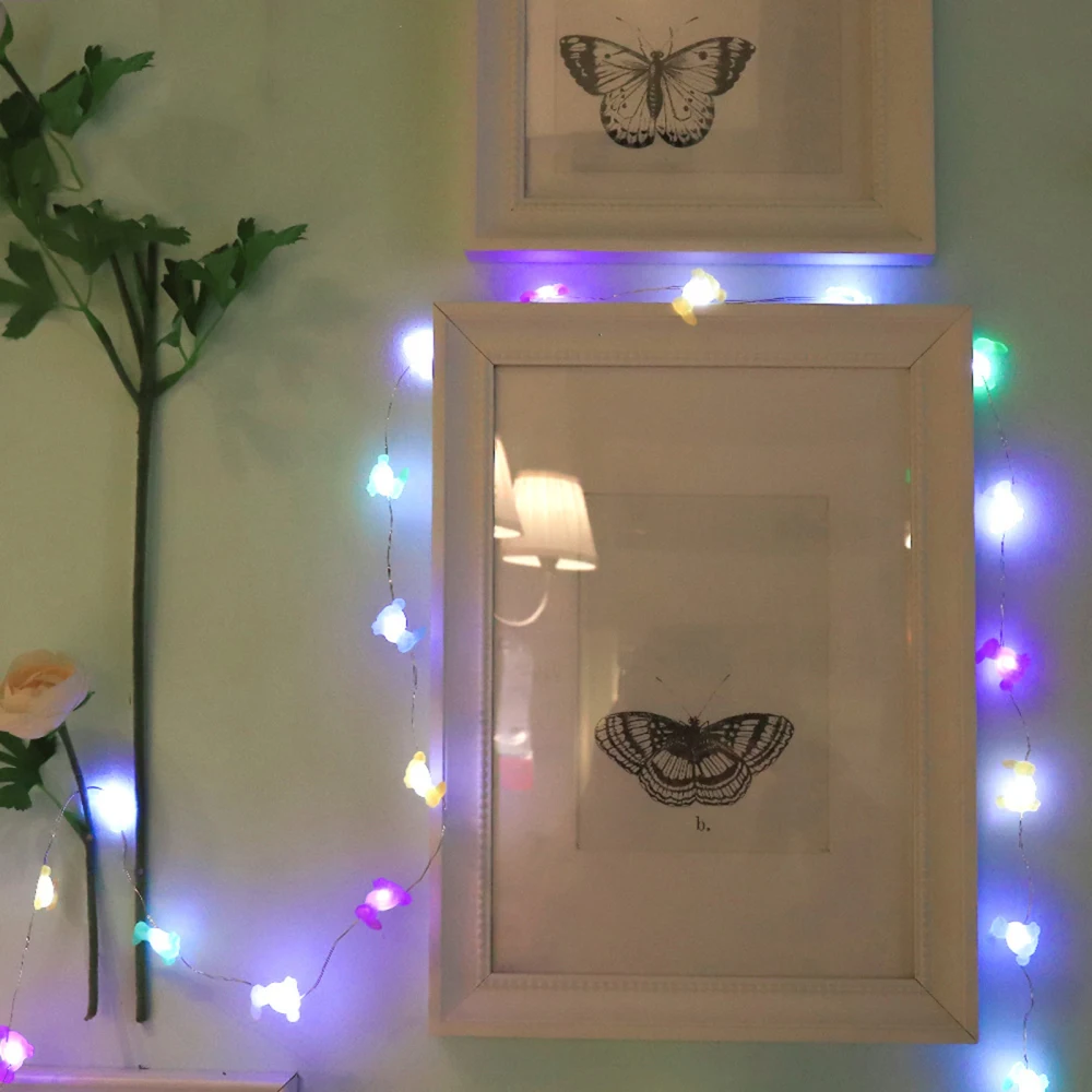 

Fairy Light Handmade String Lights Rabbit Modeling 30 LEDs 8 Lighting Modes For Bedroom Party Feast LED Rabbits Easter Product