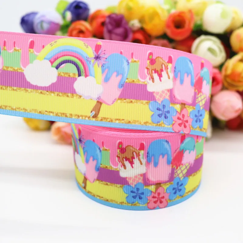 10 ярдов корсажные ленты с цветочным принтом 1 5 дюйма 38 мм для бантов волос