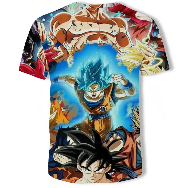 Мужская футболка с коротким рукавом летняя модная 3d-изображением дракона и