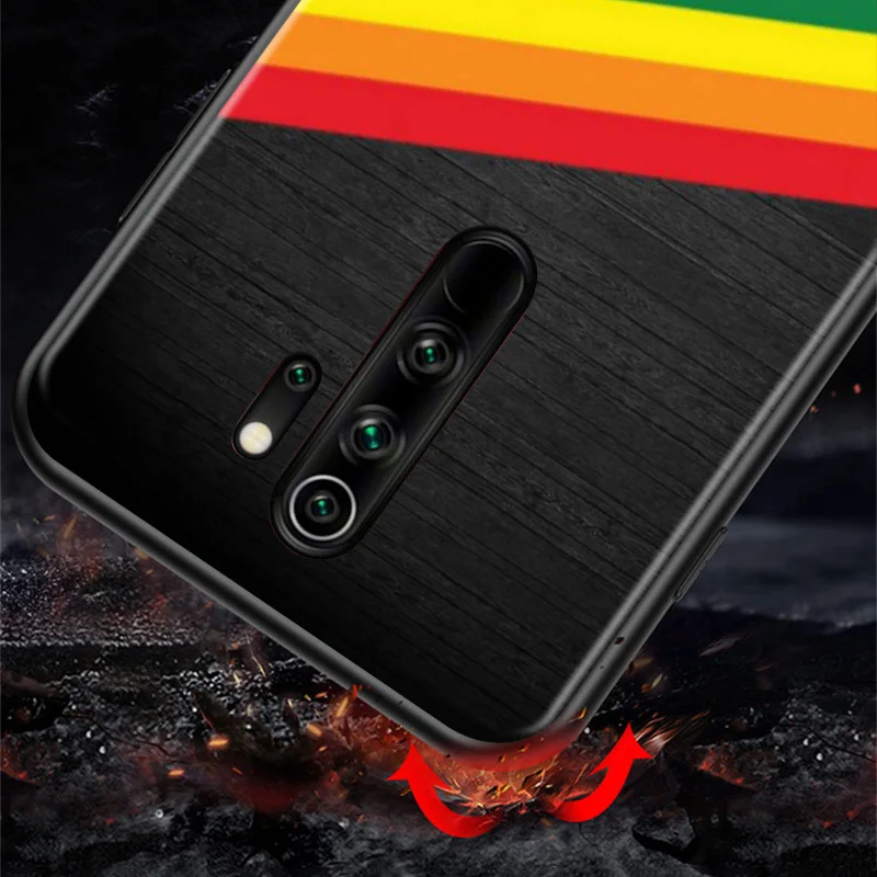 

Colorful Rainbow Pride Black Cover For Xiaomi Redmi 10X 9I 9C 9A 9 GO K30 Ultra K20 8A 8 7A 7 S2 6 Pro 5G Phone Case