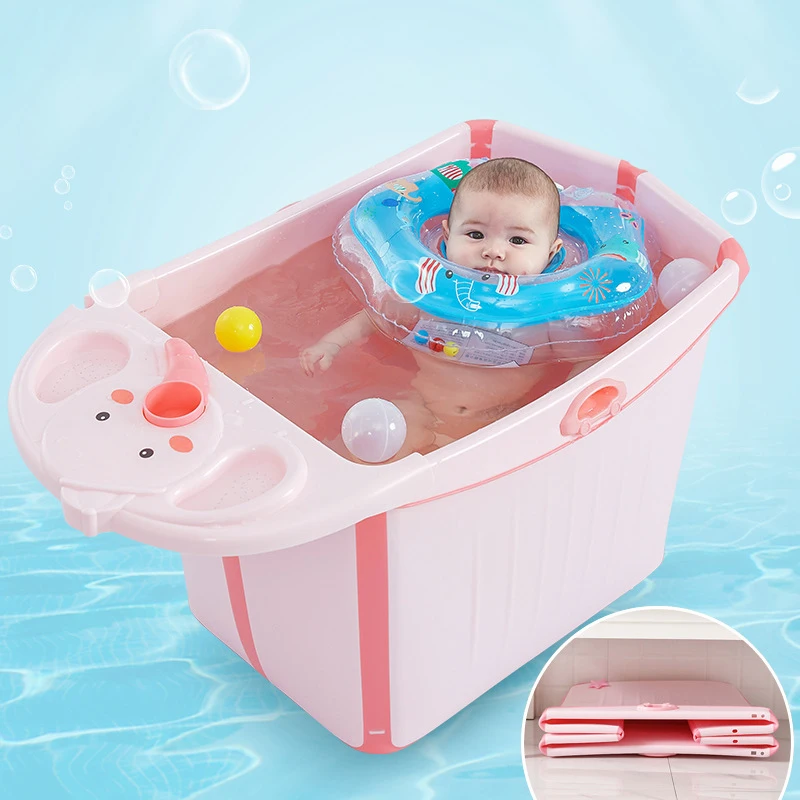 Детское ведро для ванны складная детская Ванна утолщенная Детская ванна дети