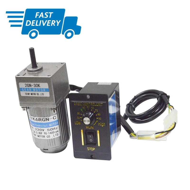 Быстрая доставка 6W 110/220V 50/60HZ генератор низких оборотов 15 Rpm Высокий крутящий