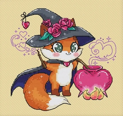 Набор для вышивки крестиком 14 карат мм веер выдувается веером ручная работа