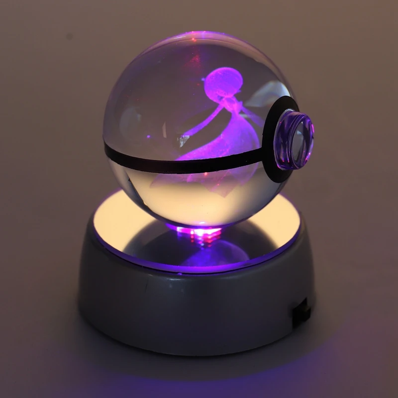 Аниме Pokemon Figure Modle Toys Pokeball Gardevior гравировка хрустальный шар игрушка со