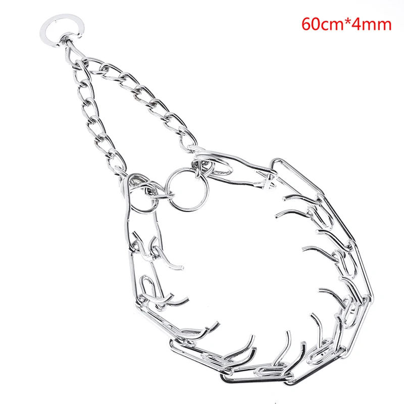 1pc Pet Dog Chain Training Collar Prong Choker Collars Iron Metal Choke Neck Leash Walking Tool Supplies | Дом и сад