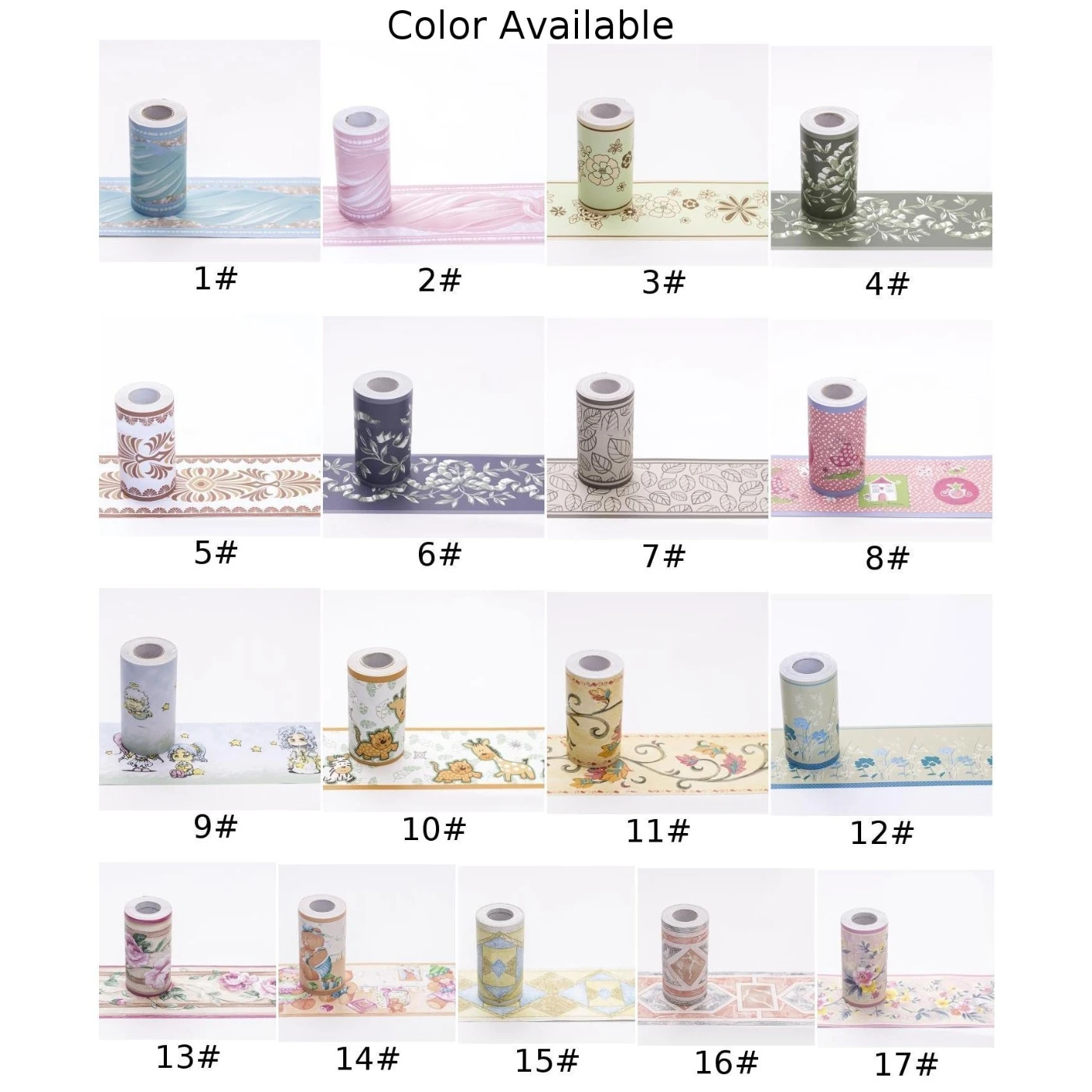 Цветочные самоклеющиеся стены бортик границы бумага водонепроницаемая комната