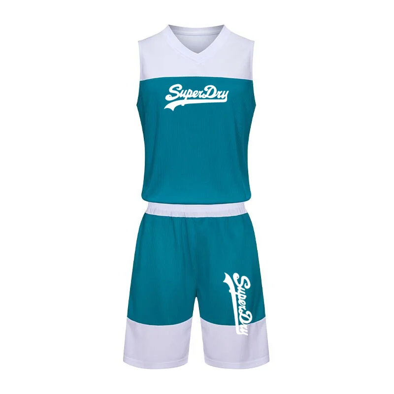

Men's suit hot sale summer T-shirt + pants suit casual brand outdoor sports basketball suit suit fashion men's sportswear