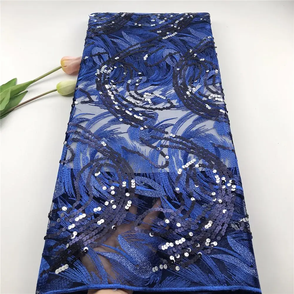 

Green Color African Lace Fabric Embroidered Nigerian Sequins Lace Fabric High Quality French Tulle Lace Fabric For Women Wedding