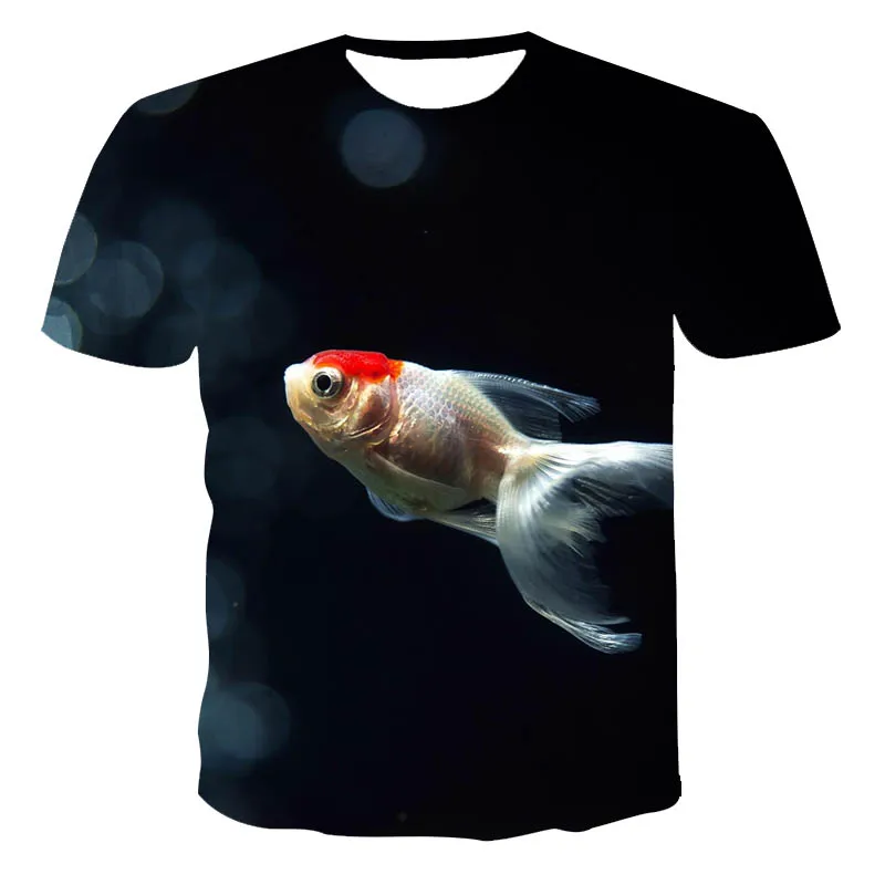 

2021 Summer New Style 3D Printing Round Neck Couples Polyester T-shirt Beach Holiday Style 100-6XL