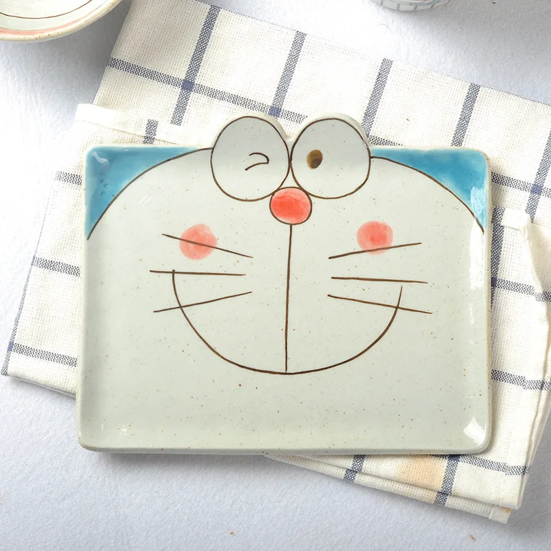 Креативная посуда doraemon миска тарелка набор посуды детская посуда|Столовые