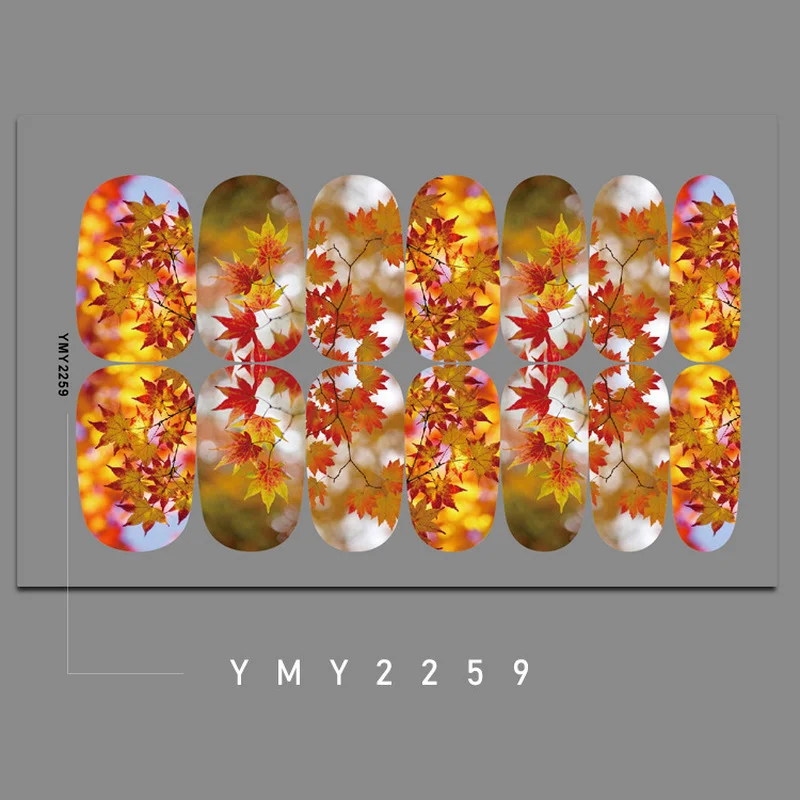 1 шт. самоклеящаяся водостойкая наклейка для дизайна ногтей | Красота и здоровье