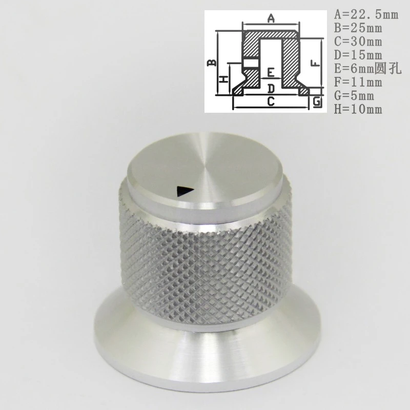 Алюминиевый Регулятор громкости 30*25*6 мм регулятор потенциометра усилитель басов