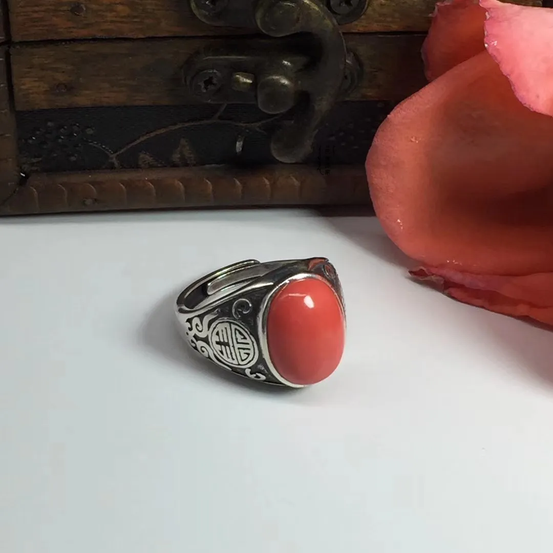 

Популярная Бесплатная доставка Этнические серебряные ювелирные изделия монгольское мужское кольцо в этническом стиле