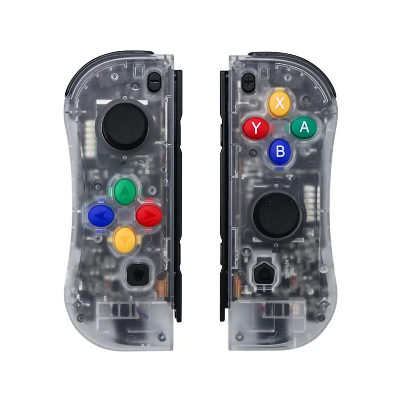 transparent Для Joy-con nintendo Switch геймпады беспроводной игровой контроллер Джойстик ДЖОЙСТИК Джойстик аксессуары для контроллера - Цвет: transparent