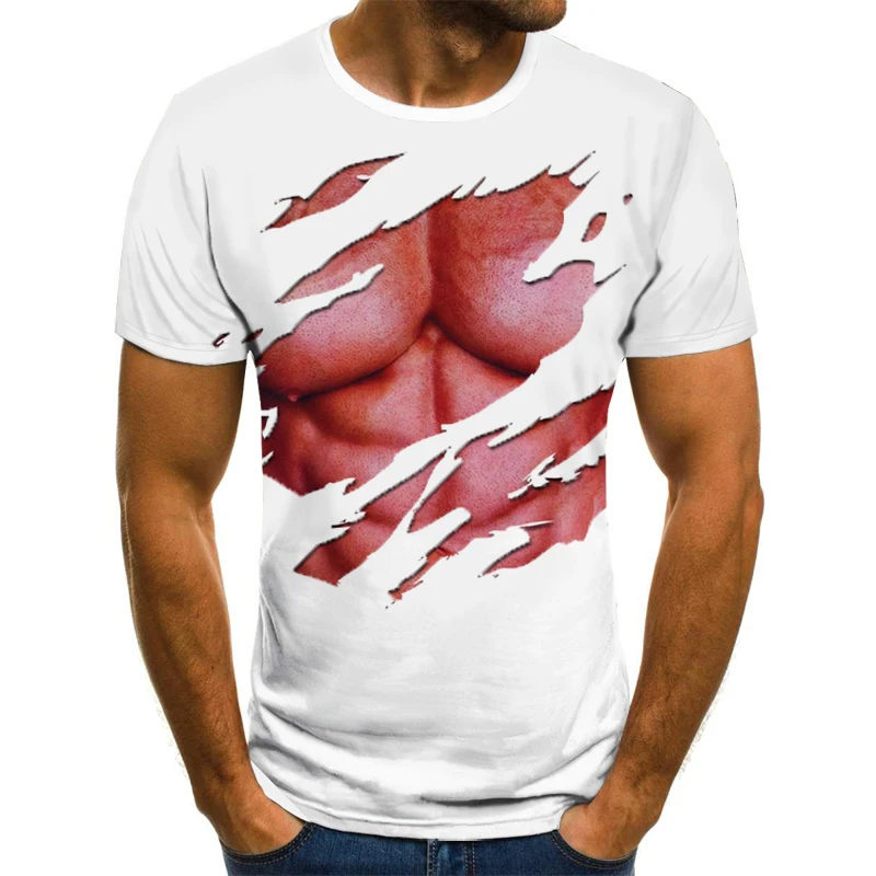 

Summer 2021 New Pig Pattern Print Shirt Fun T-Shirt Hip-Hop Clothing Short-Sleeved T-Shirt Street Clothing 3D Printed T-Shirts
