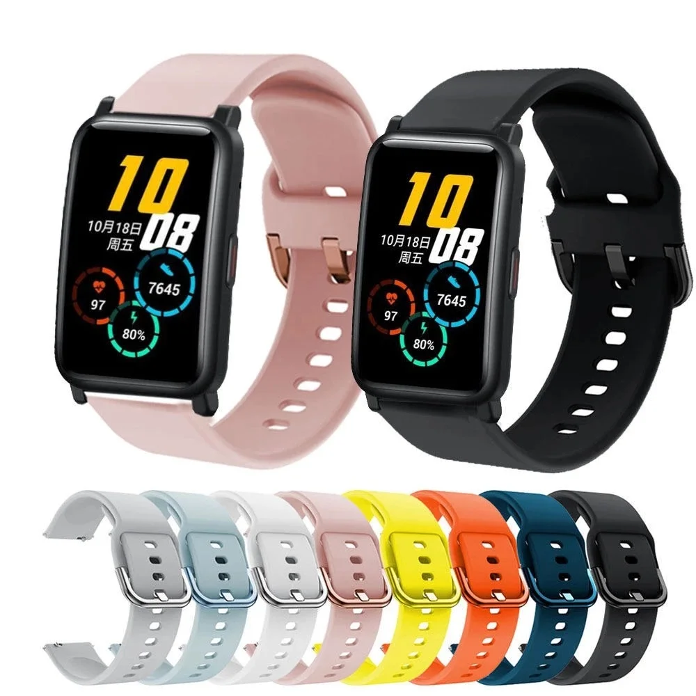 

Soft Silicone 20mm WatchBand Strap for Huawei Honor Watch ES Original Smartwatch Bracelet Wristband Correa Watchstrap Waterproof