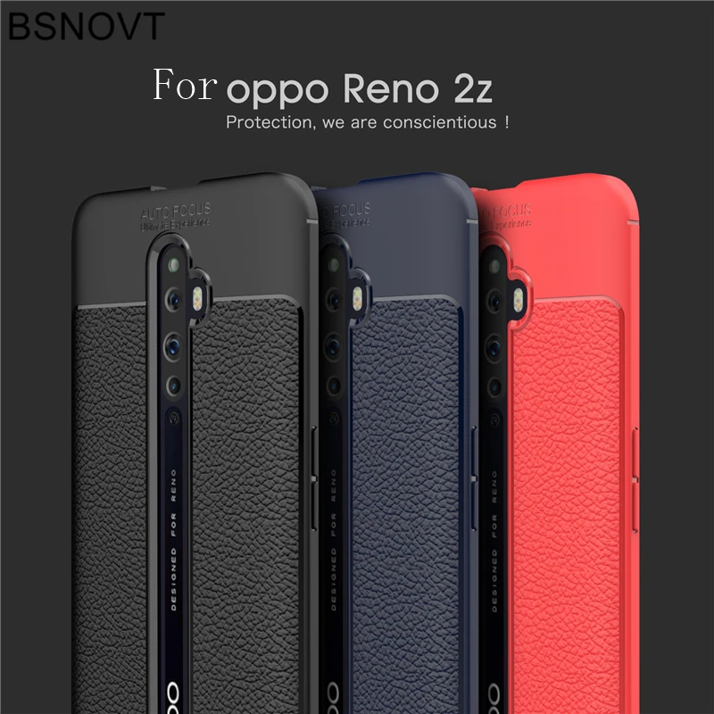 for oppo reno2 f case soft silicone leather anti knock phone case for oppo reno2 f cover for oppo reno 2 f 2f case 6 5 bsnovt free global shipping
