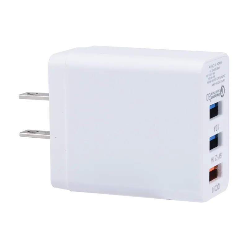 EPULA 2.1A быстрое зарядное устройство 3 USB для iPhone X XS samsung Xiaomi 9 huawei Tablet QC 0 настенное