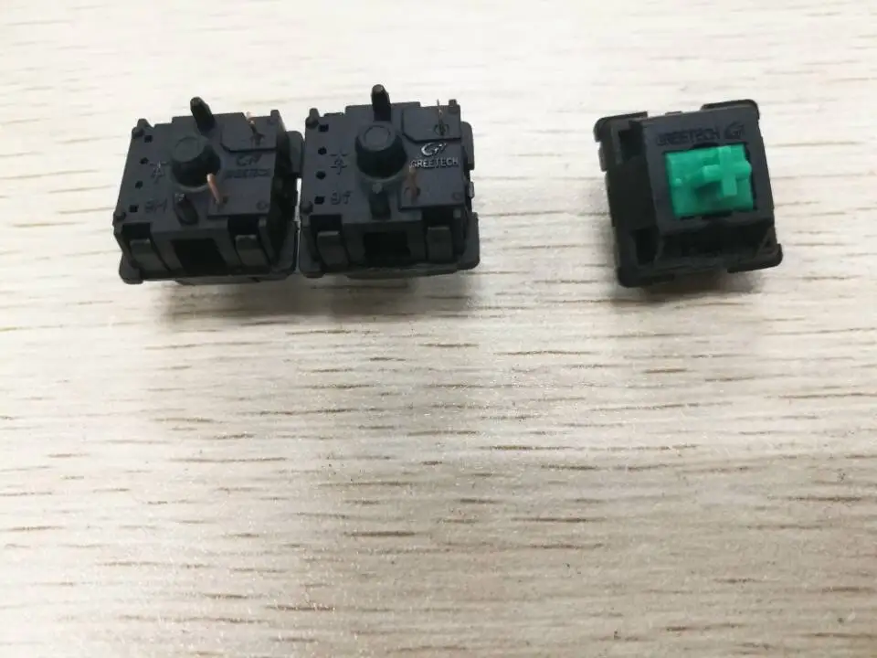 Механический вал клавиатуры 10 шт./лот MX черный зеленая ось чайный красный