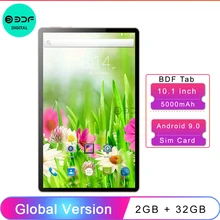 10.1 Inch Google Android 9.0 Original 2GB+32GB Mobile Phone Call SIM card Tablet Android Tablet GPS WiFi FM Android Tablet MID