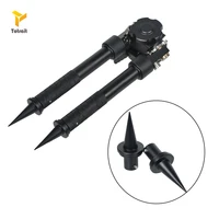 hunting 2pcslot aluminum bipod spikes stabilizer feet stainless quick install release replacement for atlas v8 gun rifle access