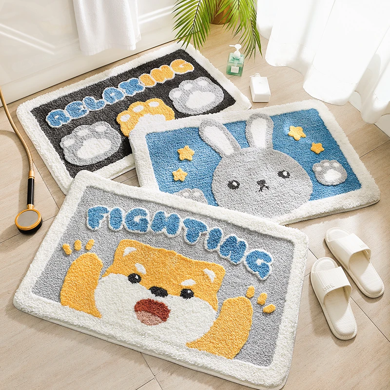 Коврик для ванной нескользящий коврик комнаты мультяшный Настенный Из