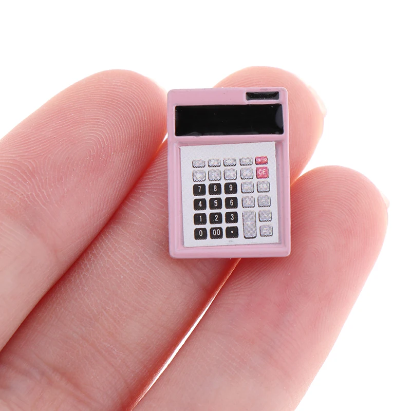 

New 1:12 dollhouse miniature Mini Calculator Model doll accessories toy for collectible Gift wholesale