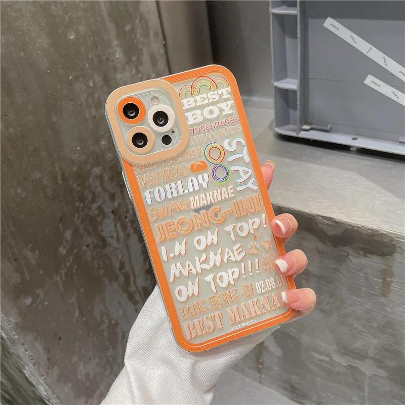 

Cute fashion letters phone case for iphone11 Pro Max X XS XR 7 8 plus SE2020 12pro max Angel eyes Clear Soft TPU Silicone cover