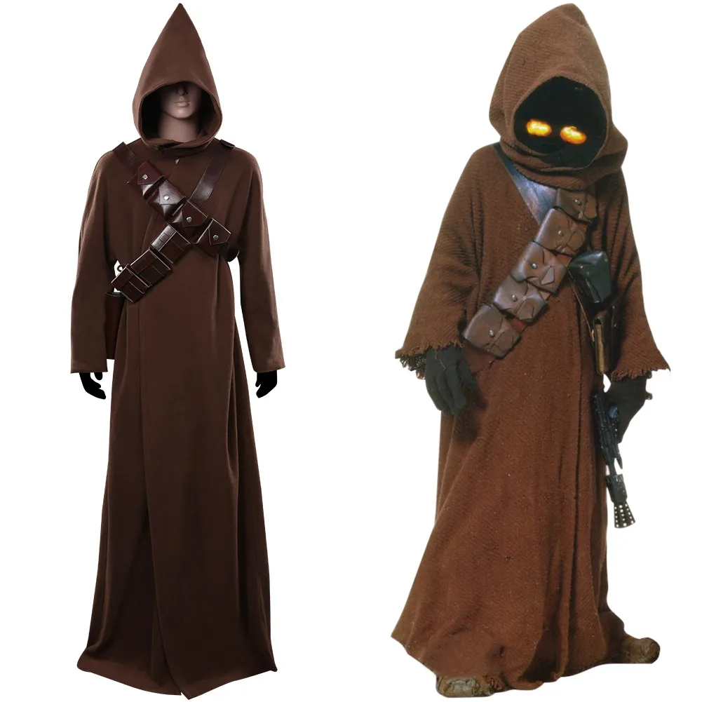 

Jawas Cosplay Costume Outfits Halloween Carnival Costume For Adult