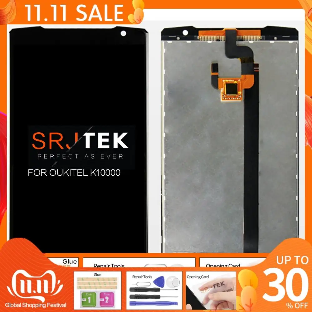 Origianl 5.5&quot For Oukitel K10000 LCD Screen Display with Touch Digitizer Glass Sensor Assembly for k10000 | Мобильные телефоны