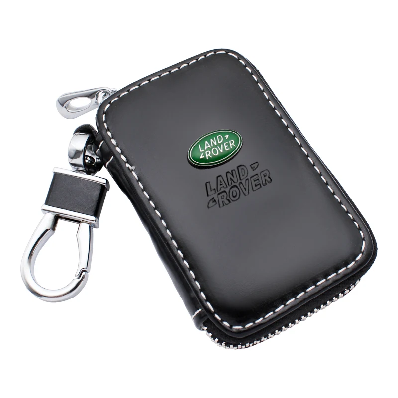 

Leather Key Wallet Car Key Bag Multi Function Key Case For Land Rover Discovery 3 2 4 1 Range Rover Sport L320 L322 Accessories