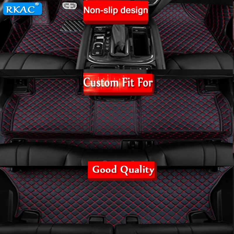 RKAC 6 цветов автомобильные кожаные Коврики для Toyota Alphard/Vellfire H30W 7 мест 2015 2019