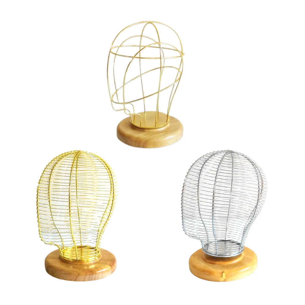 21 ''выдолбленный крепкий металлический манекен для волос головной убор стенд