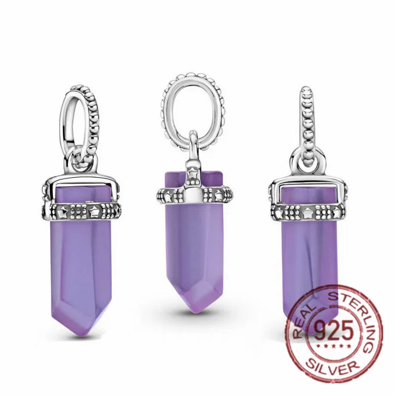 

100% Real 925 Sterling Silver Infinite 3 Color Tight Sword Pendant Gift Pink Charms Fit Original Brand Silver Jewelry Women