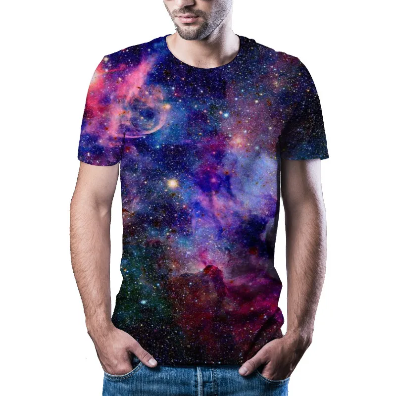 

NEW FOR SUMMER 2021! High Quality 3D Print Short Sleeve Round Neck Men's Sports T-shirt Fresh Flower T-shirt