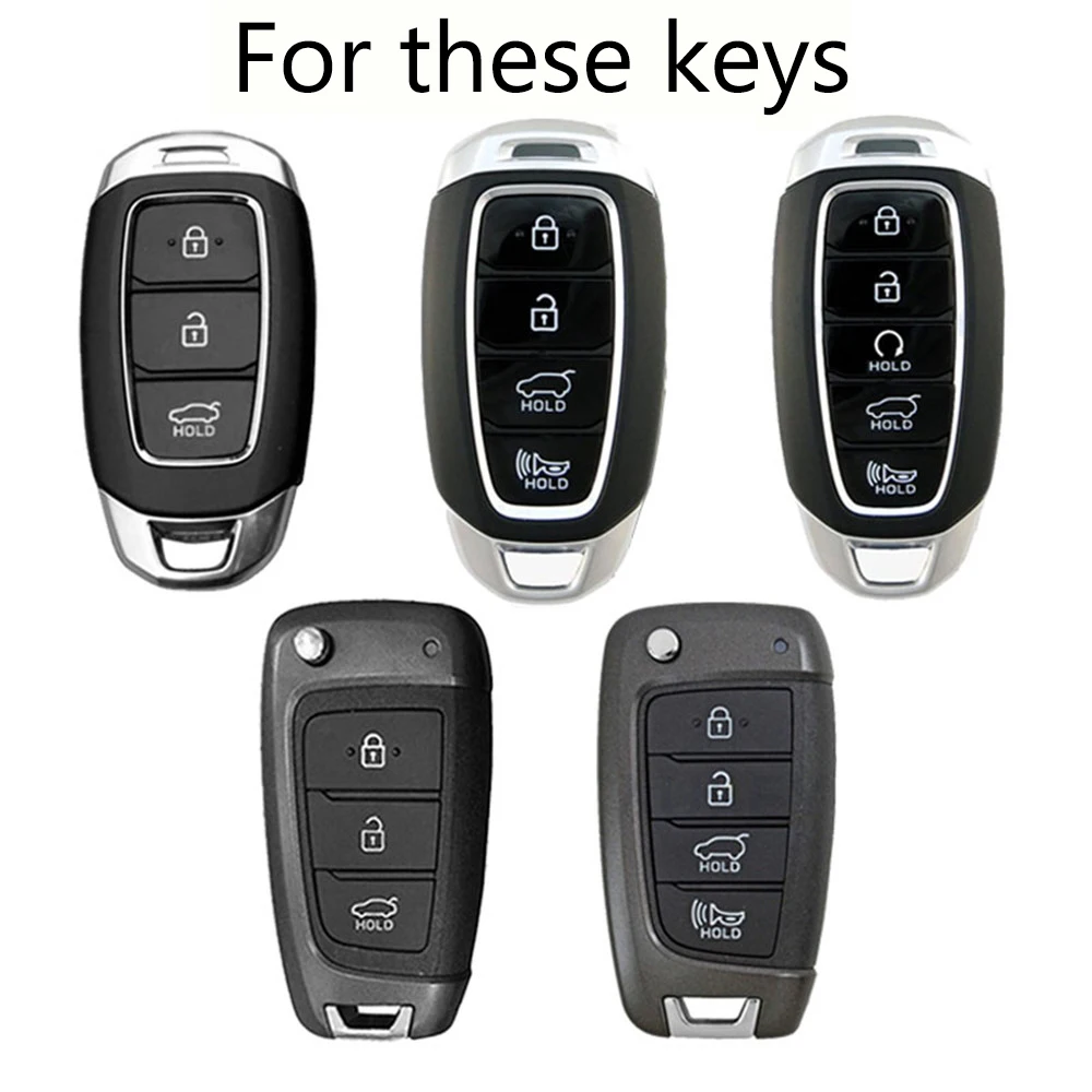 Силиконовый Автомобильный Брелок дистанционного управления с ключом чехол