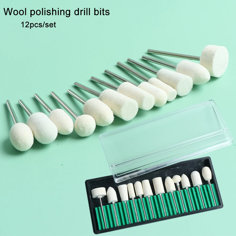 1 набор фрез для маникюра алмазные фрезы фрезер шлифовщик ногтей инструменты |