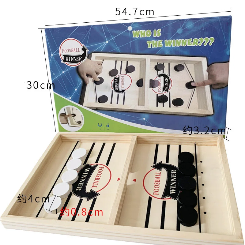 Table Fast Hockey Sling Puck Game Paced Sling Puck Winner Fun Toys Party Game Toys For Adult Child Family Home Board Game images - 6