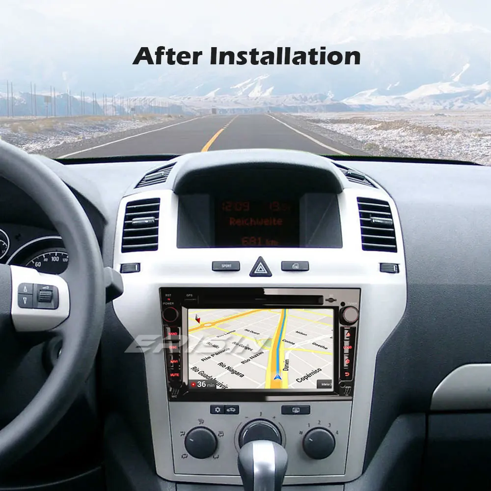 Автомагнитола 2 Din на Android 10 для Opel Vauxhall Corsa Vectra Zafira DSP Carplay OBD2 CD DVD Wi Fi
