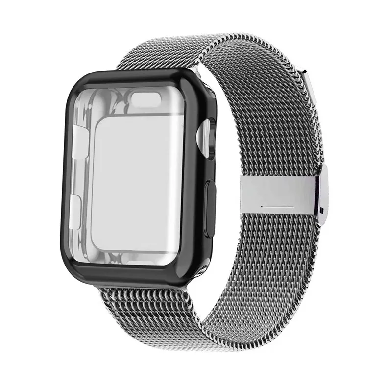 Чехол+ ремешок для apple watch band Mlianese Loop apple watch 5 4 3 band 42 мм 38 мм iwatch band 44 мм 40 мм correa pulseira bracelet